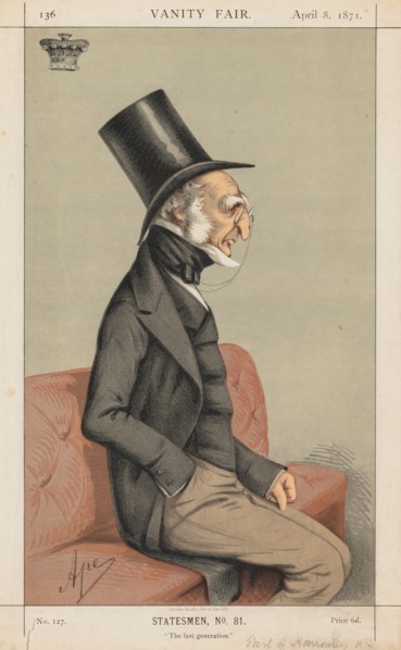 Vanity Fair: Statesman No., 81 "The Last Generation", 1871. Creator: Carlo (Ape) Pellegrini (Italian, 1839-1889).