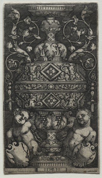 Vase Orné dEnfans, 1531. Creator: Hans Sebald Beham (German, 1500-1550).