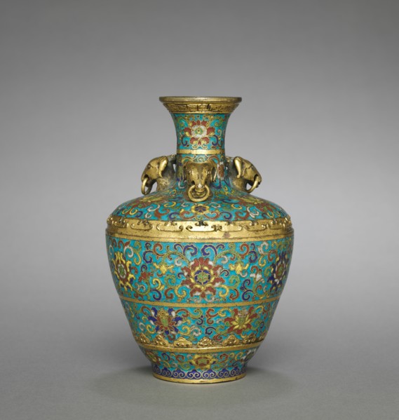 Vase with Three Rams Heads, 1736-1795. Creator: Unknown.