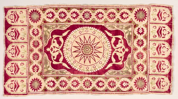 Velvet Divan Cushion, 17th century. Creator: Unknown.