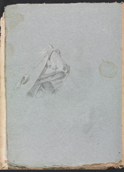 Verona Sketchbook: Drapery study (page 10), 1760. Creator: Francesco Lorenzi (Italian, 1723-1787).