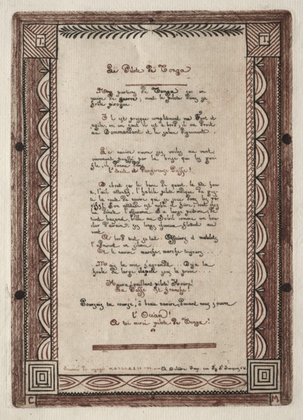 Verses to the Pilot of Tonga, 1856. Creator: Charles Meryon (French, 1821-1868).