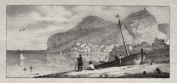 View of a Seaport. Creator: Horace Vernet (French, 1789-1863).
