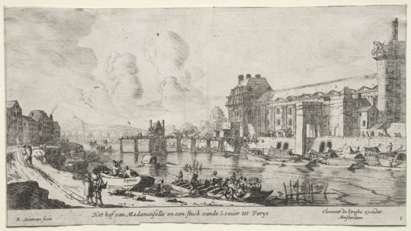 Views of Paris: View of the Louvre and the Tuileries. Creator: Reinier Nooms (Dutch, c. 1623-1667).