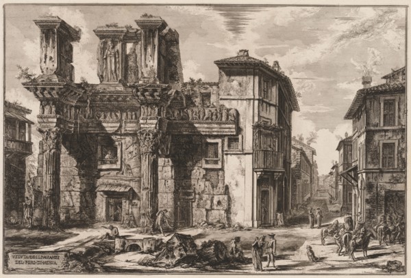 Views of Rome: Forum of Nerva. Creator: Giovanni Battista Piranesi (Italian, 1720-1778).