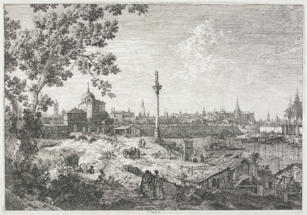 Views: Imaginary View of Padua, 1735-1746. Creator: Antonio Canaletto (Italian, 1697-1768).