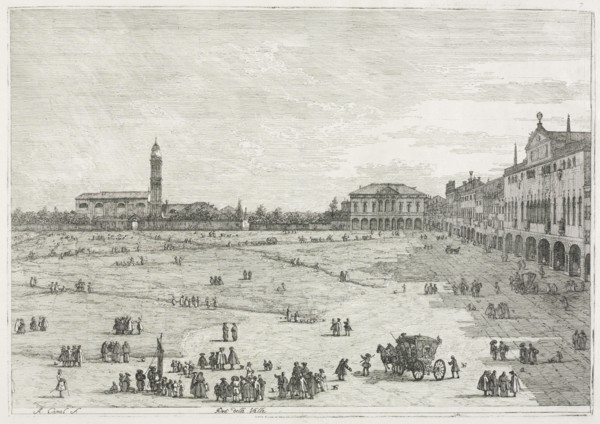 Views: Prà della Valle, Padua, 1735-1746. Creator: Antonio Canaletto (Italian, 1697-1768).