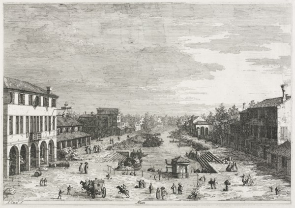 Views: Views of Mestre, a Town in the Province of Venice, 1735-1746. Creator: Antonio Canaletto (Italian, 1697-1768).