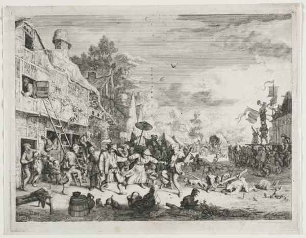 Village Féte. Creator: Cornelis Dusart (Dutch, 1660-1704).