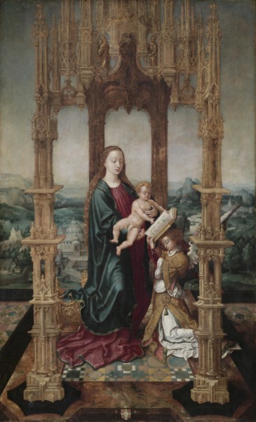 Virgin and Child under a Canopy, 1520s. Creator: Unknown.