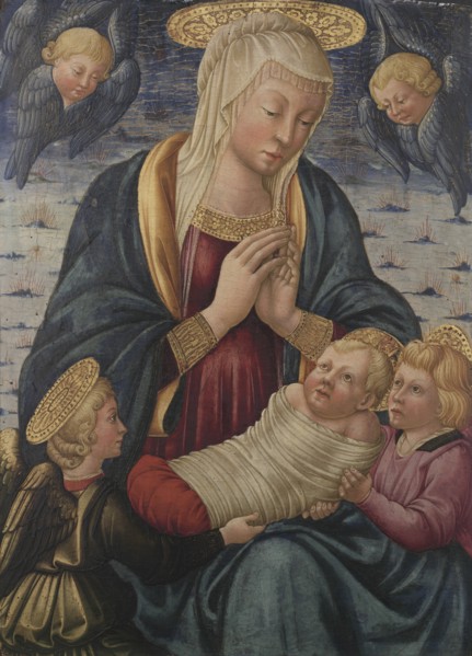 Virgin and Child with Angels, after 1460. Creator: Neri de Bicci (Italian, 1419-1491).
