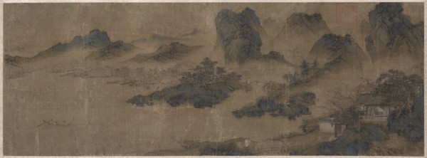 Visiting an Old Friend in the Spring Mountains, 1300s. Creator: Unknown.