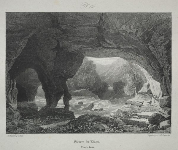Voyages pittoresques et romantiques dans lancienne France. Franche-Comté..., 1825. Creator: James Duffield Harding (British, 1798-1863).