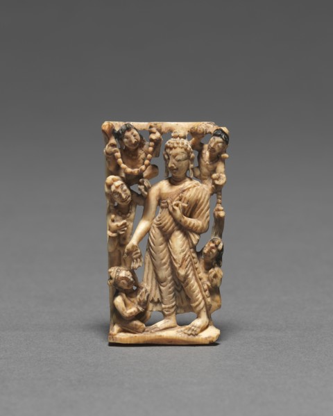 Walking Buddha, 8th Century. Creator: Unknown.
