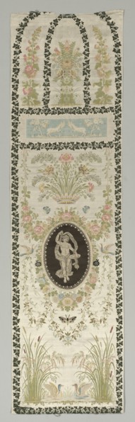 Wall Covering with Classical Figure, late 1700s - early 1800s. Creator: Philippe de Lasalle (French, 1723-1805); Camille Pernon & Cie (French).