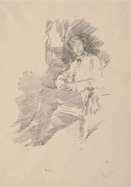 Walter Sickert, 1895. Creator: James McNeill Whistler (American, 1834-1903).