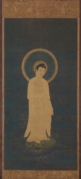 Welcoming Descent of Amida Buddha (Raigo), about 1270?1333. Creator: Unknown.