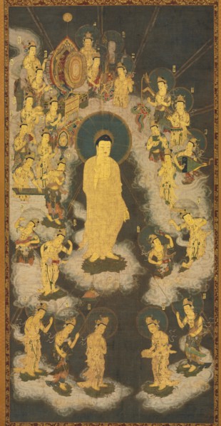 Welcoming Descent of Amida Buddha, 1300-33. Creator: Unknown.