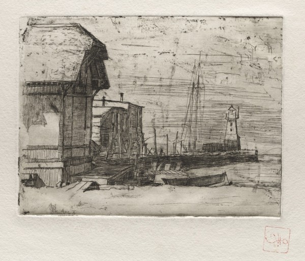 West Pier 1878, 1878. Creator: Otto H. Bacher (American, 1856-1909).