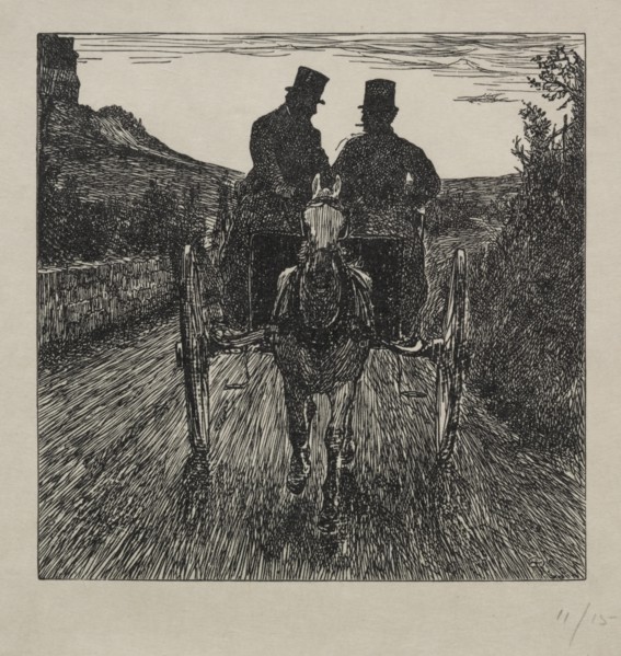 Why the Pifflers Lost their Return Match, 1865. Creator: George Louis Palmella Busson Du Maurier (British, 1834-1896).