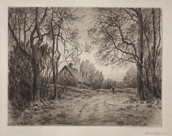 Winter Evening, 1883. Creator: Henry Farrer (American, 1843-1903).