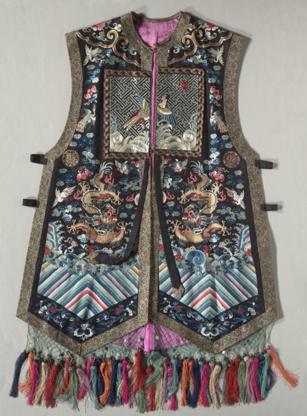 Woman's Bridal Dress, Tabard, 1800s. Creator: Unknown.