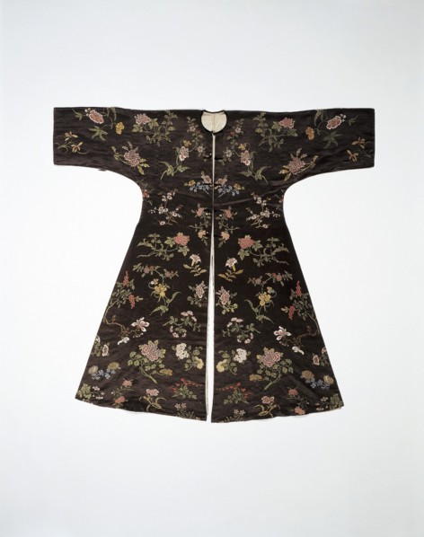 Woman's Silk Robe, c. 1770-1780. Creator: Unknown.