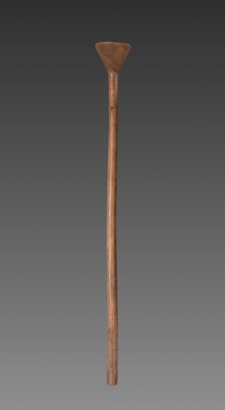 Wooden Staff or Support, Middle Kingdom, Dynasty 11-12, 2040-1914 BC. Creator: Unknown.