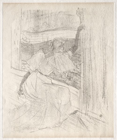 Yvette Guilbert: Saluant le public, 1898. Creator: Henri de Toulouse-Lautrec (French, 1864-1901).