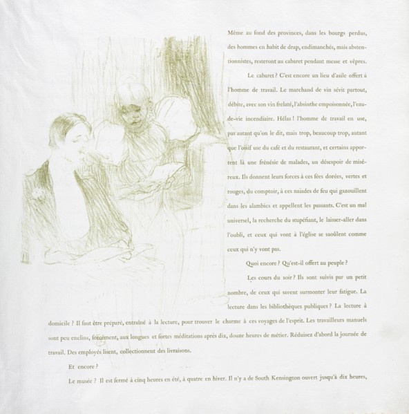 Yvette Guilbert-French Series: No. 8, 1894. Creator: Henri de Toulouse-Lautrec (French, 1864-1901).
