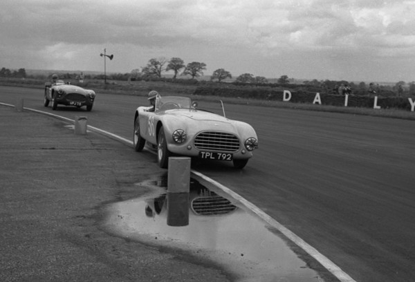1953 A.C. Ace prototype, V.Davison at Silverstone 1954. Creator: Unknown.