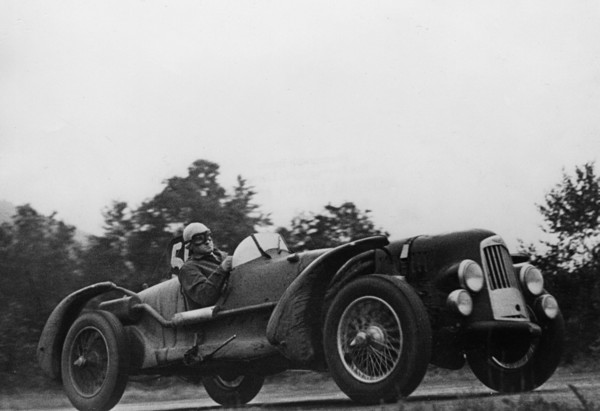 Aston Martin DB1 at Spa 1948, Horsfall-Johnson. Creator: Unknown.