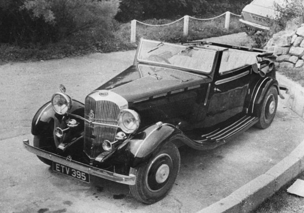 1937 Brough Superior 6cyl cabriolet. Creator: Unknown.