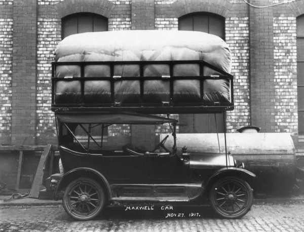 1917 Maxwell with gas bag conversion. Creator: Unknown.