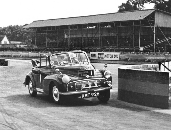 1952 Morris Minor MM Convertible on Brighton Rally at Goodwood. Creator: Unknown.