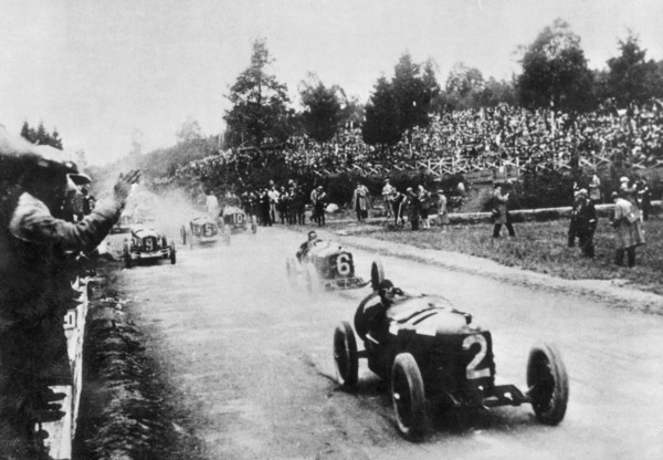 Ascari in Alfa Romeo P2, 1925 Belgian Grand Prix. Creator: Unknown.