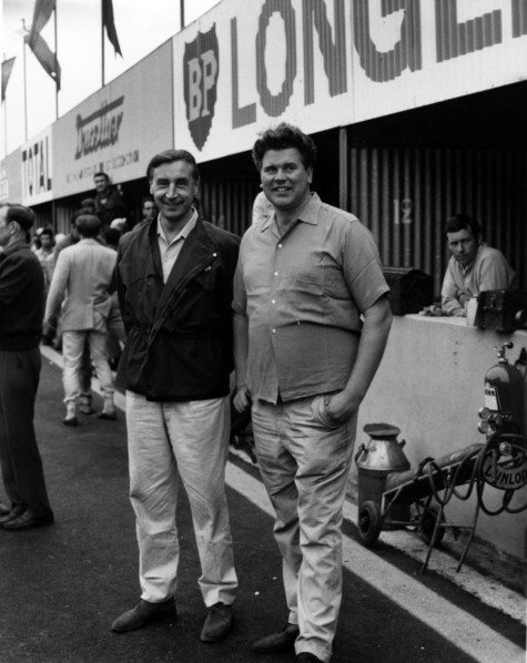 Tim Parnell (right) and Roy Salvadori in 1965. Creator: Unknown.