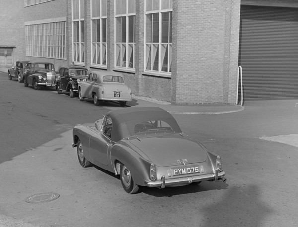 1955 Daimler Conquest Roadster by Hooper used in Norman Wisdom film "Up in the World". Creator: Unknown.