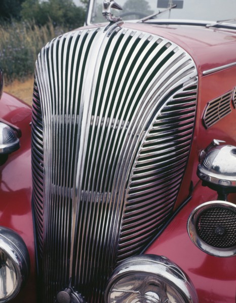 1938 Triumph Dolomite grille. Creator: Unknown.