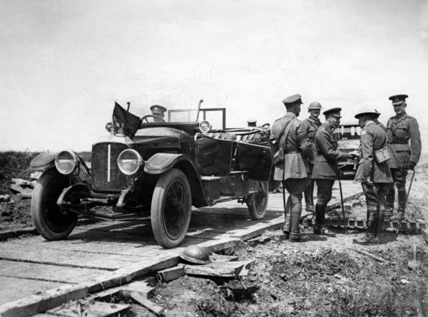 1916 Vauxhall D type staff car. Creator: Unknown.