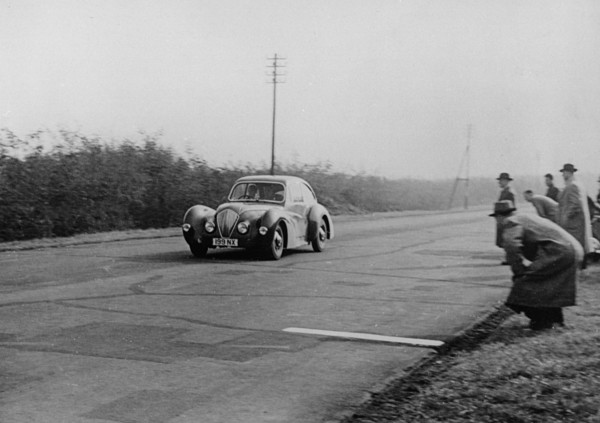 Healey Elliott on test in Italy 1946. Creator: Unknown.