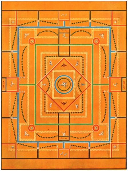 Ceiling decoration, Pompeii, Italy, (1928).  Creator: Unknown.