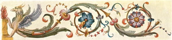 Foliage border design, Germany, (1928). Creator: Unknown.