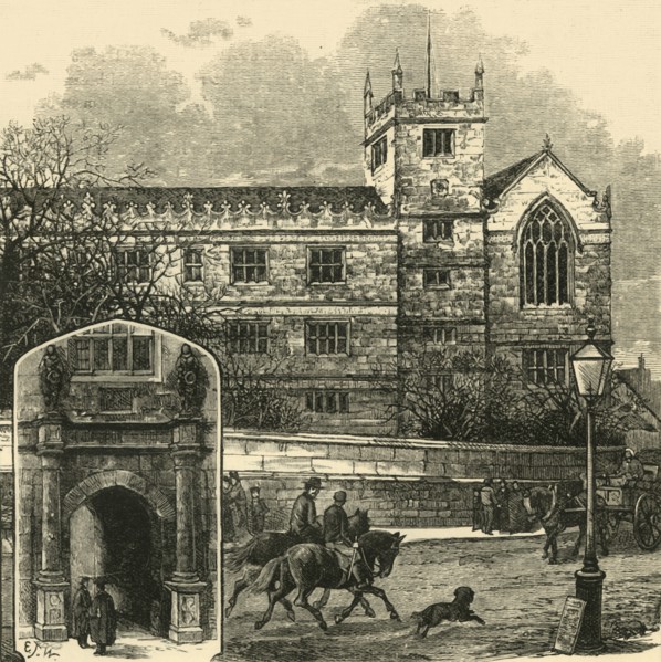 'The Doorway. The Old Grammar School', 1898. Creator: Unknown.