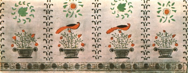 Mural painting in the Grant Family House, Saco, Maine, USA, (1928). Creator: Unknown.