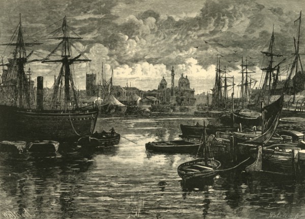 'Hull, from the Docks', 1898. Creator: Unknown.