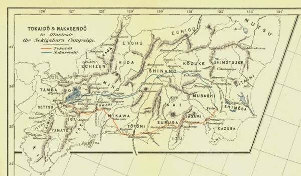 Tokaido & Nakasendo to illustrate the Sekigahara Campaign', 1903. Creator: Unknown.
