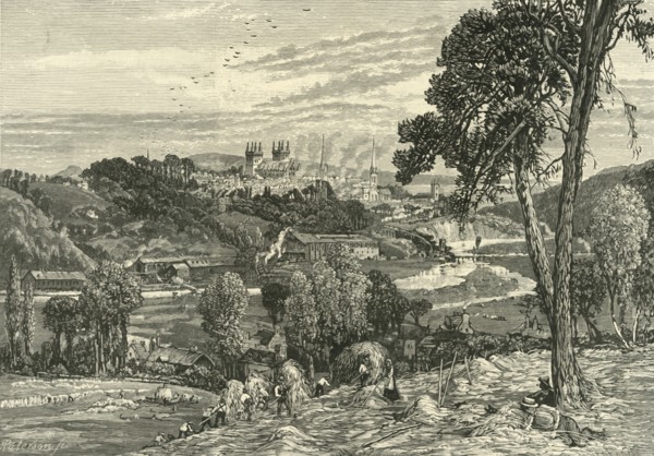 'Exter, from Exwick Fields', 1898. Creator: Unknown.