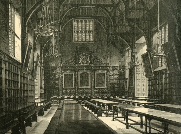 'Hall of Trinity College', 1898. Creator: Unknown.
