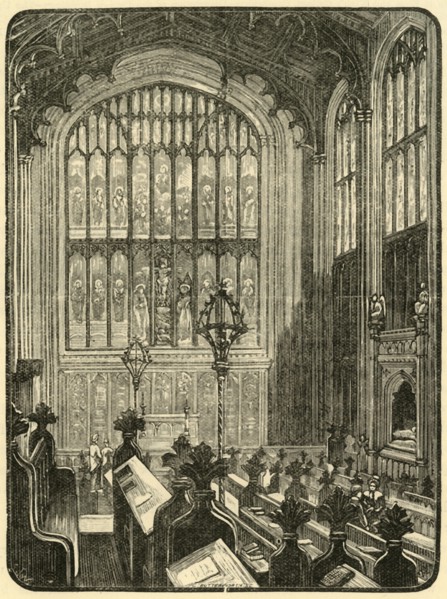 'Interior of the Chapel', 1898. Creator: Unknown.
